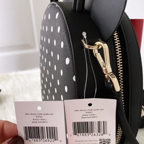 New💃Kate Spade X Disney Minnie Mouse Crossbody Bag and Cardholder Wallet Set - Picture 11 of 11